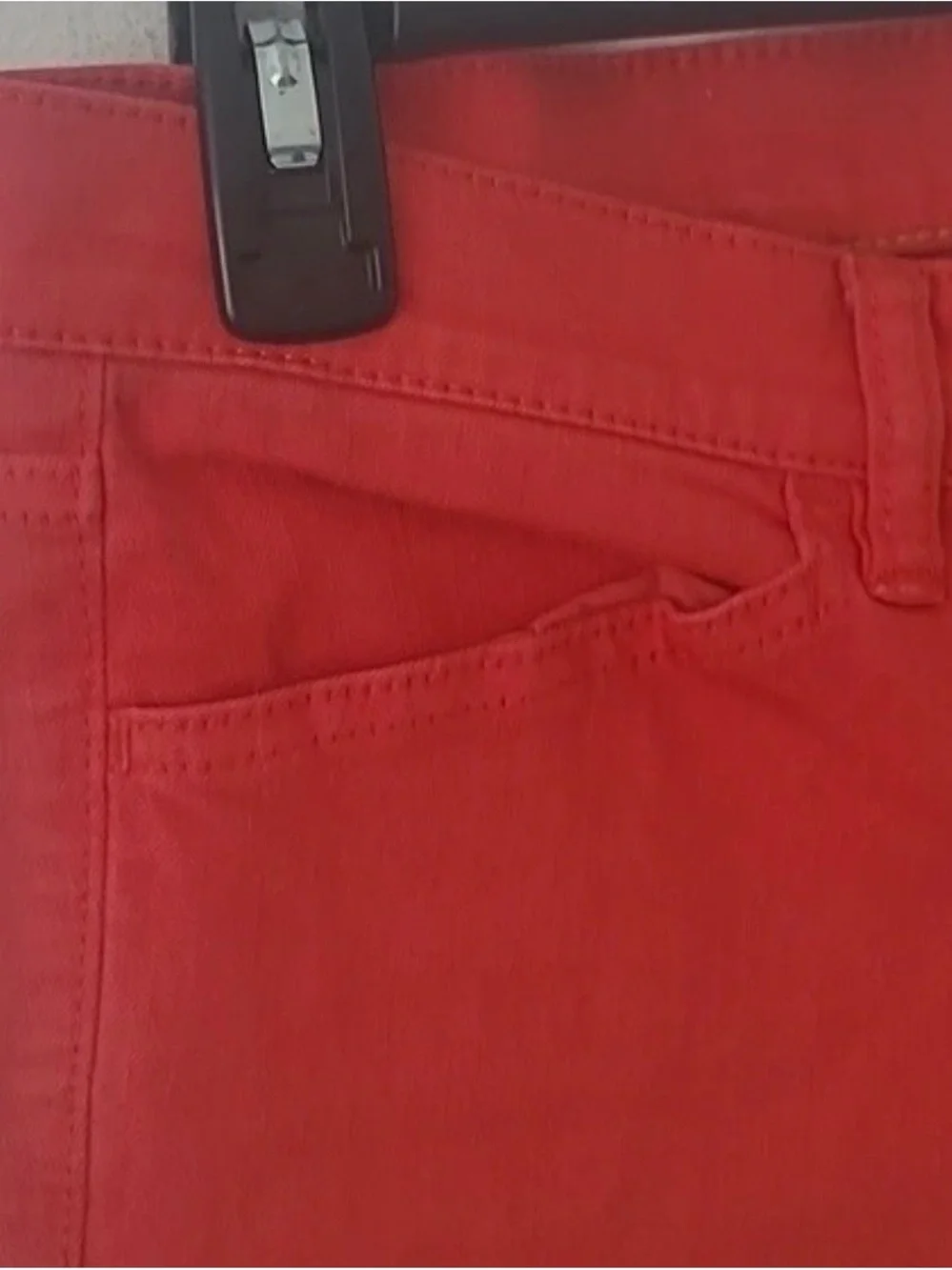 Tory Burch Crimson Cropped Skinny Jeans